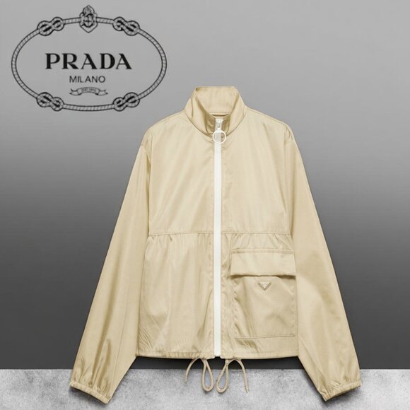 Prada Lightweight Hooded Nylon Blouson Jacket - Picture 1 of 15